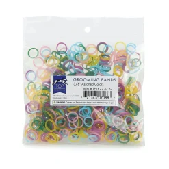 TP Grooming Bands 3/8in Assorted Color, 500ct