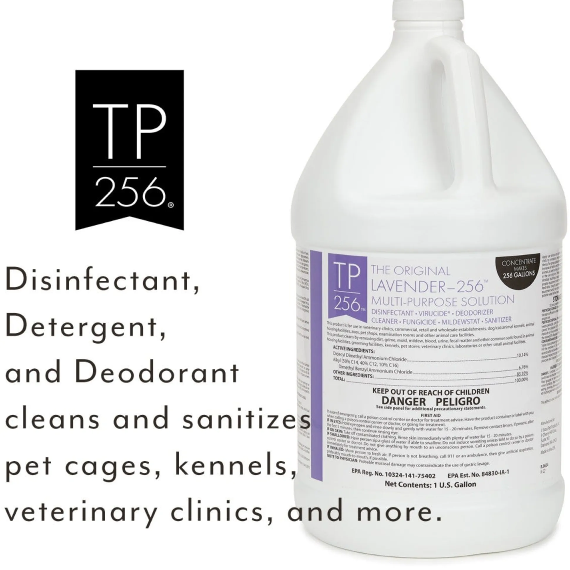 TP 256 The Original 256 Disinfectant, Detergent, & Deodorant