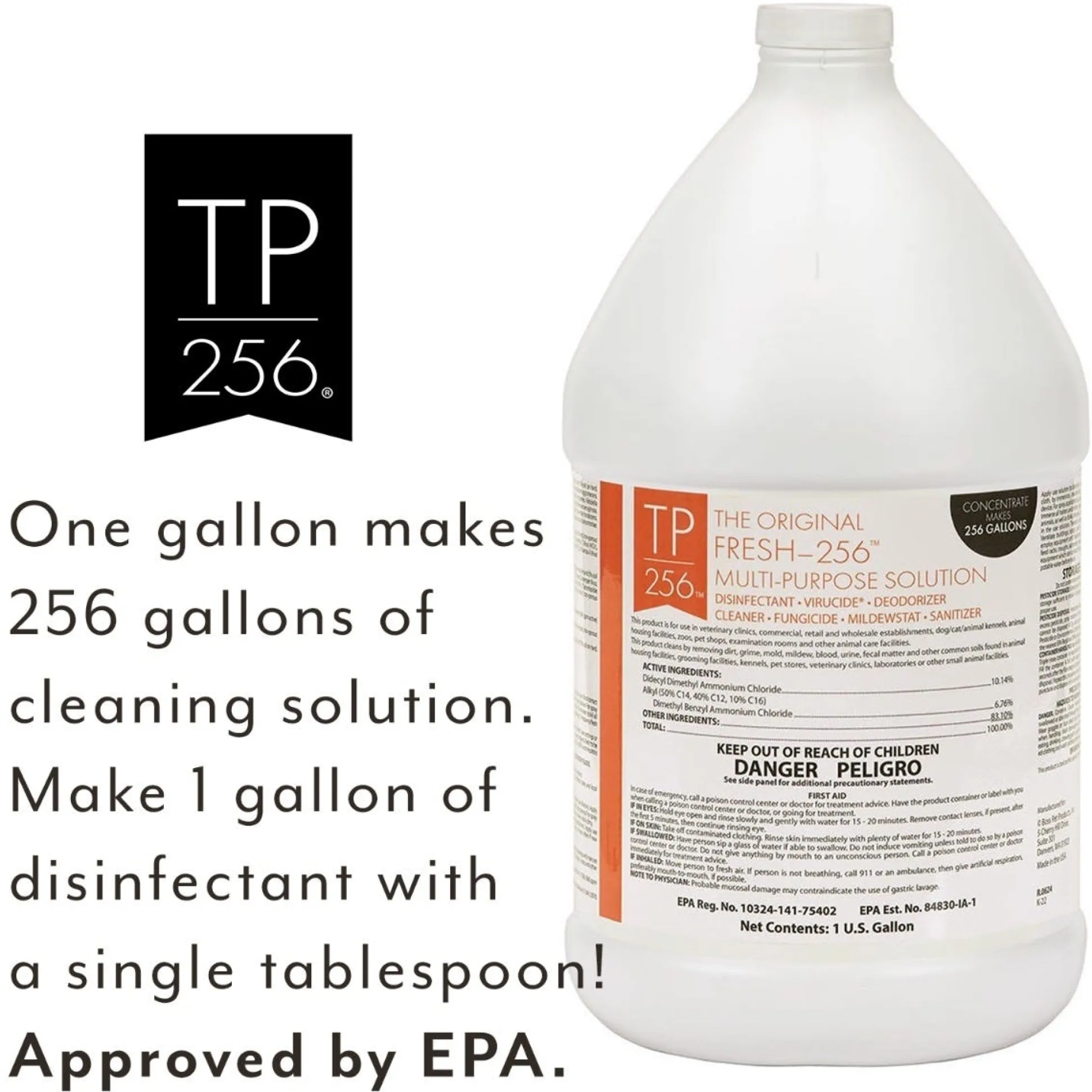 TP 256 The Original 256 Disinfectant, Detergent, & Deodorant