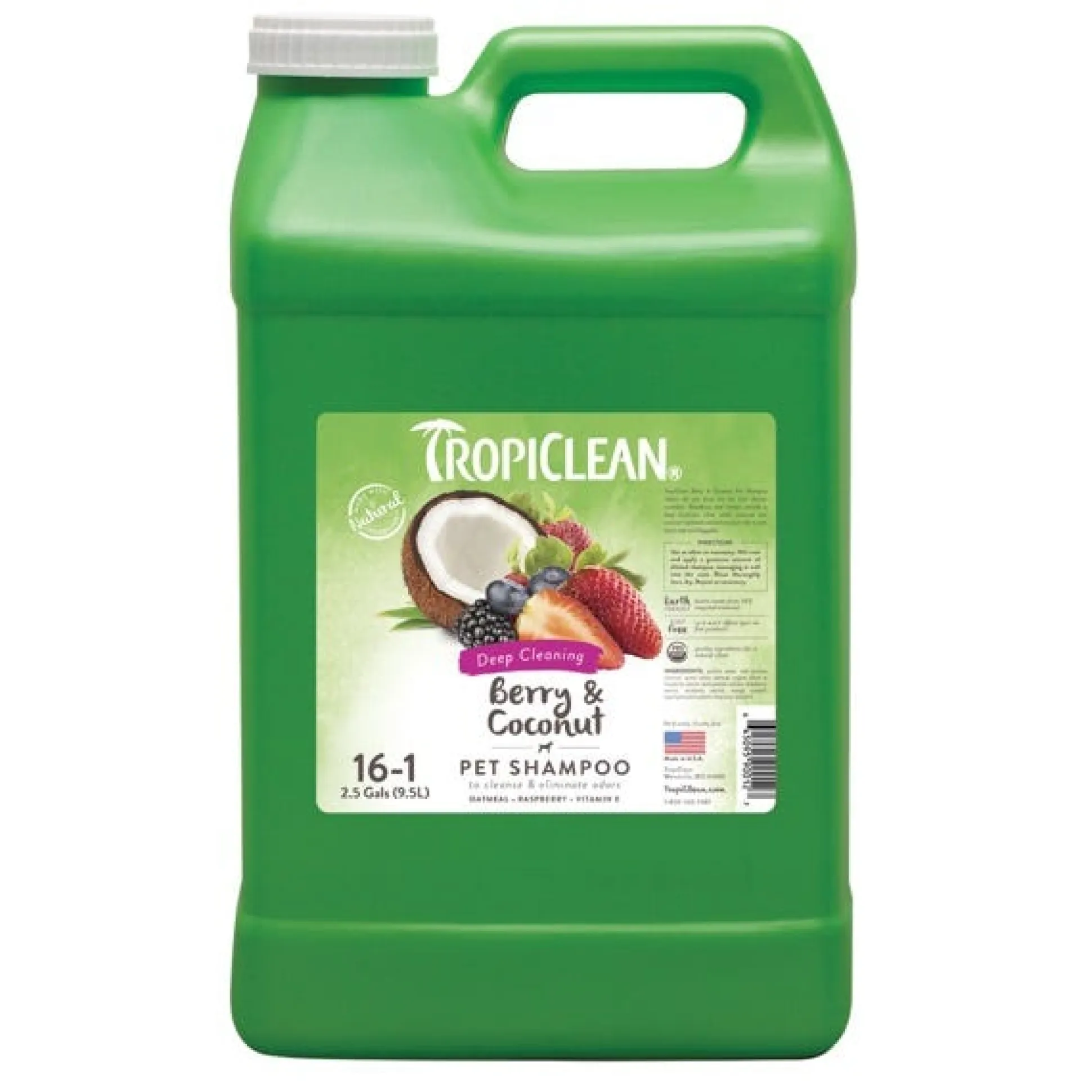 TropiClean Berry & Coconut Deep Clean Shampoo