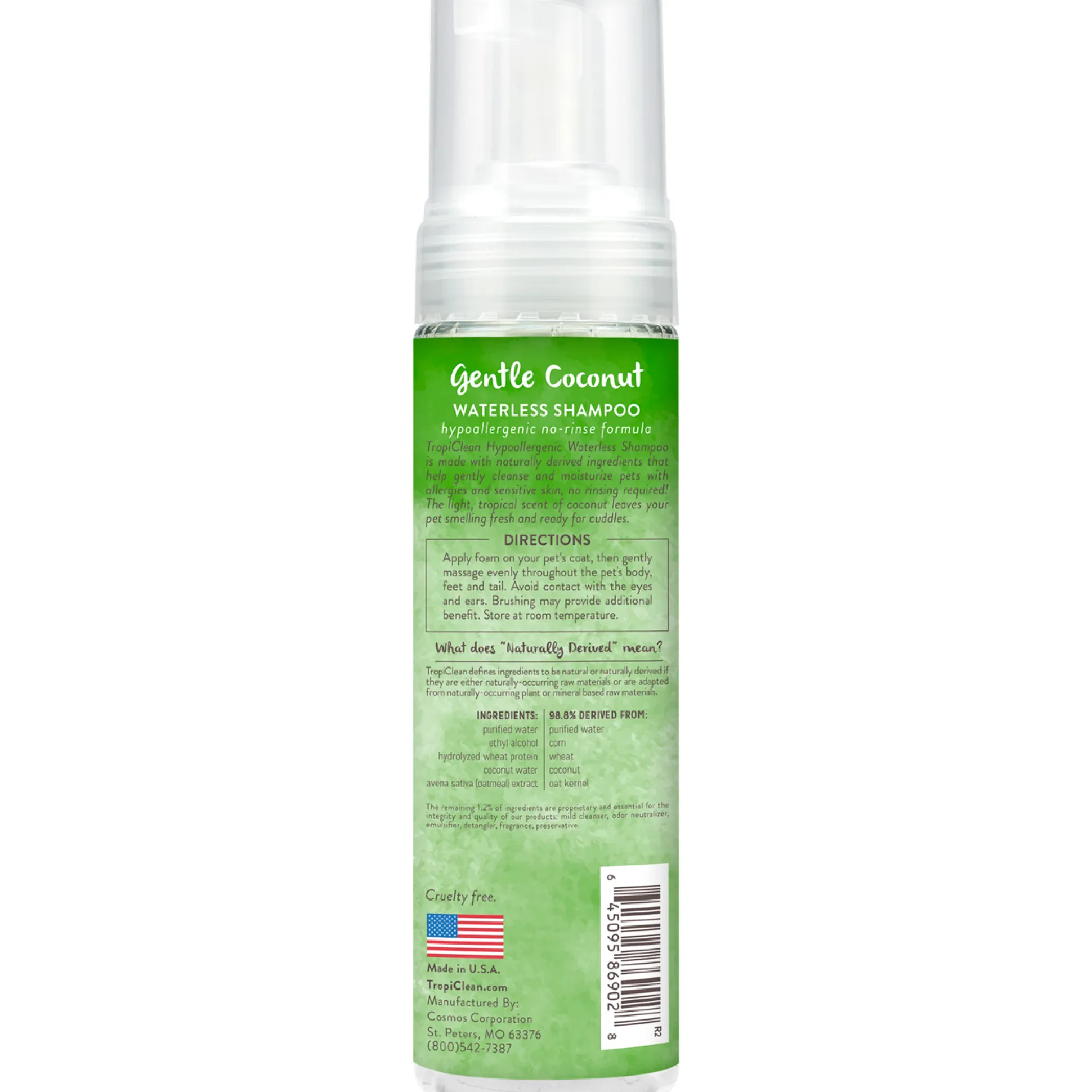 TropiClean Dog Grooming Waterless Shampoo