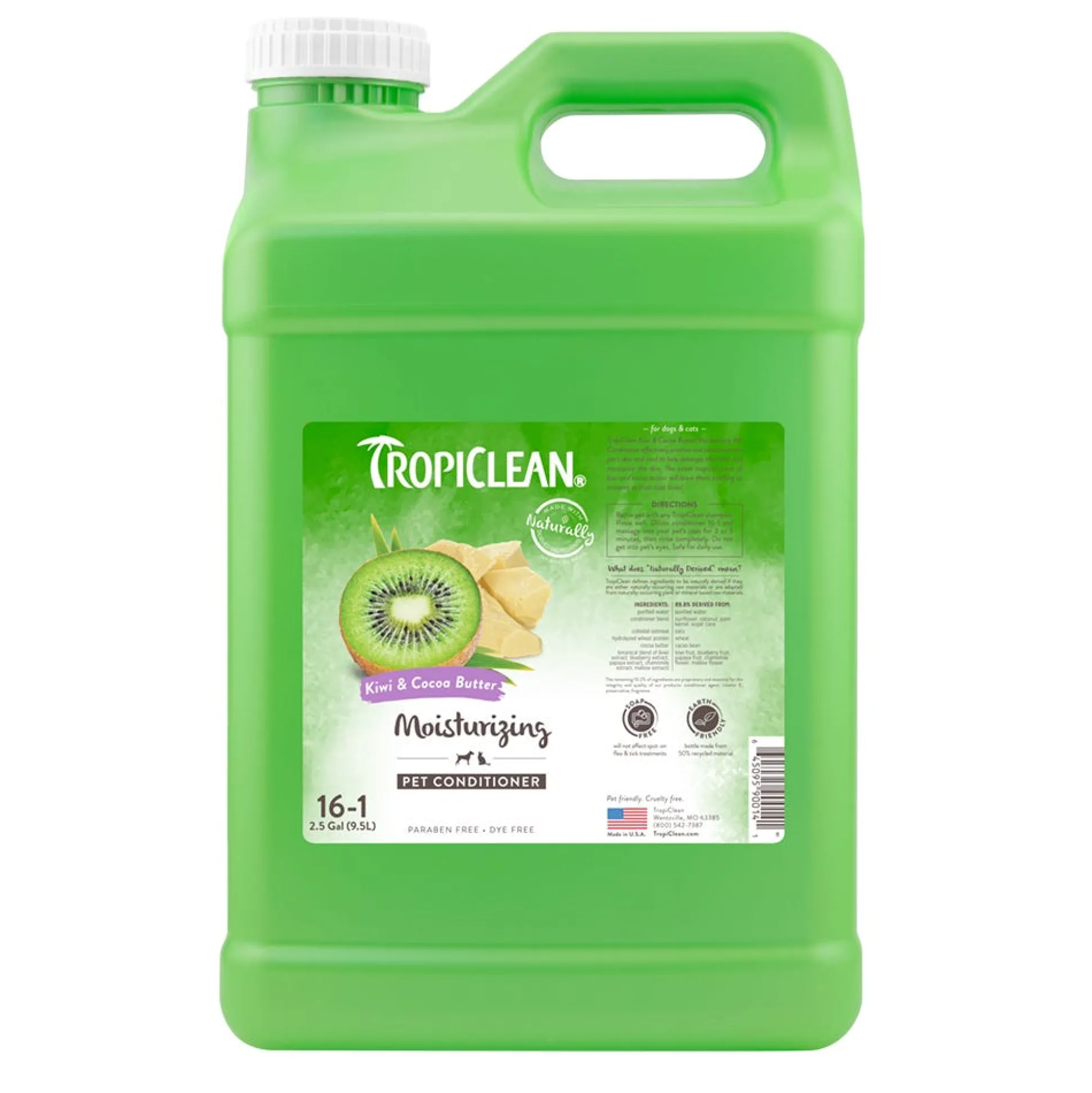 TropiClean Kiwi & Cocoa Butter Dog Grooming Conditioner