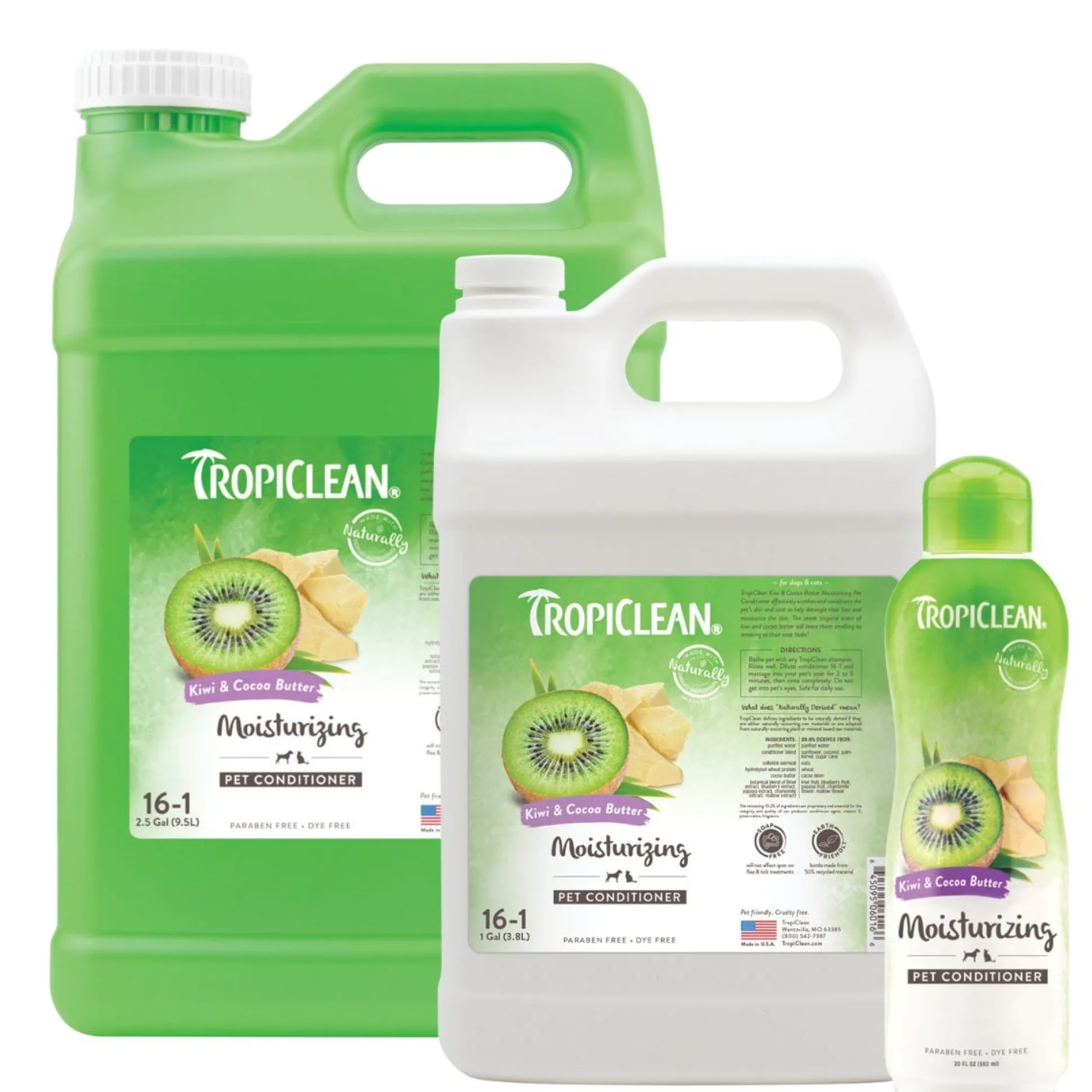 TropiClean Kiwi & Cocoa Butter Dog Grooming Conditioner