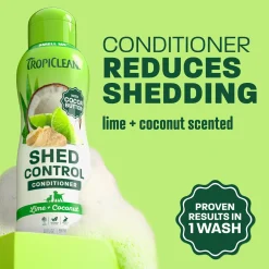 TropiClean Lime & Cocoa Butter Shed Control Dog Conditioner