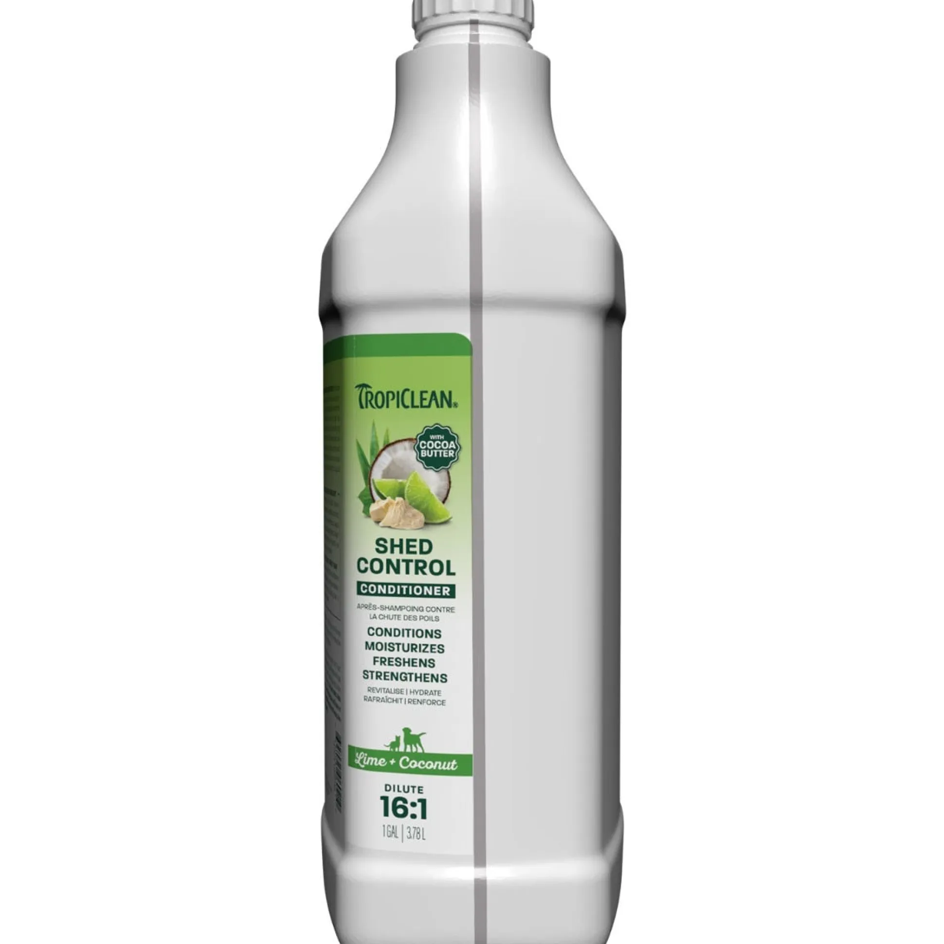 TropiClean Lime & Cocoa Butter Shed Control Dog Conditioner