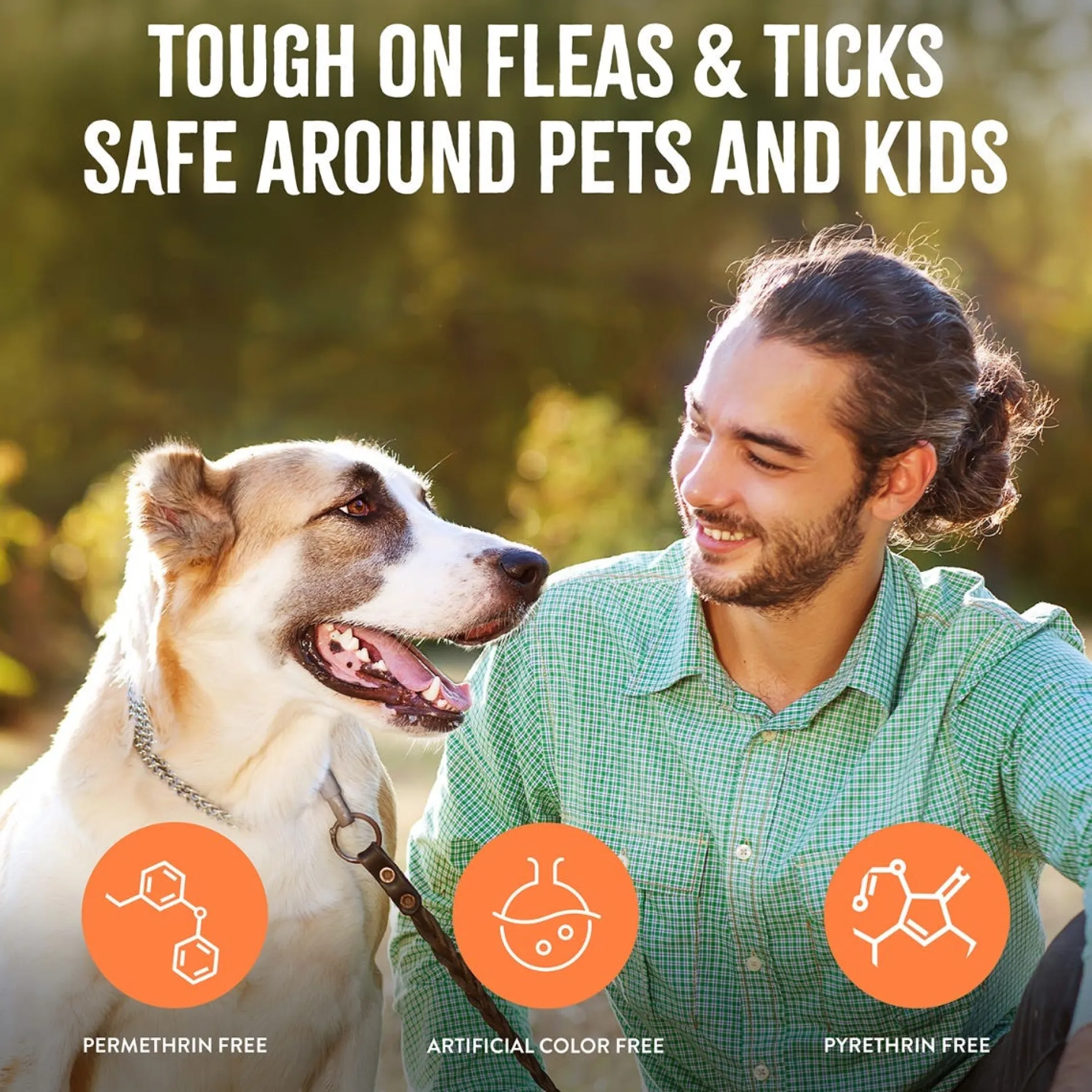 TropiClean Natural Flea & Tick Dog Grooming Shampoo Max Strength