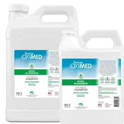 TropiClean OxyMed Hypoallergenic Oatmeal Dog Grooming Shampoo