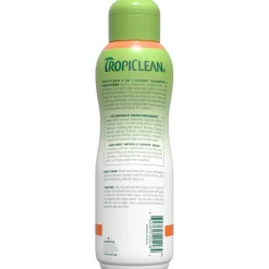 TropiClean Papaya & Coconut 2-in-1 Dog Grooming Shampoo