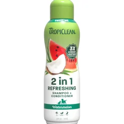 TropiClean Watermelon 2 in 1 Dog Grooming Shampoo and Conditioner