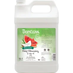 TropiClean Watermelon 2 in 1 Dog Grooming Shampoo and Conditioner