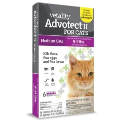 Vetality Advotect II Spot On for Cats 6 Month