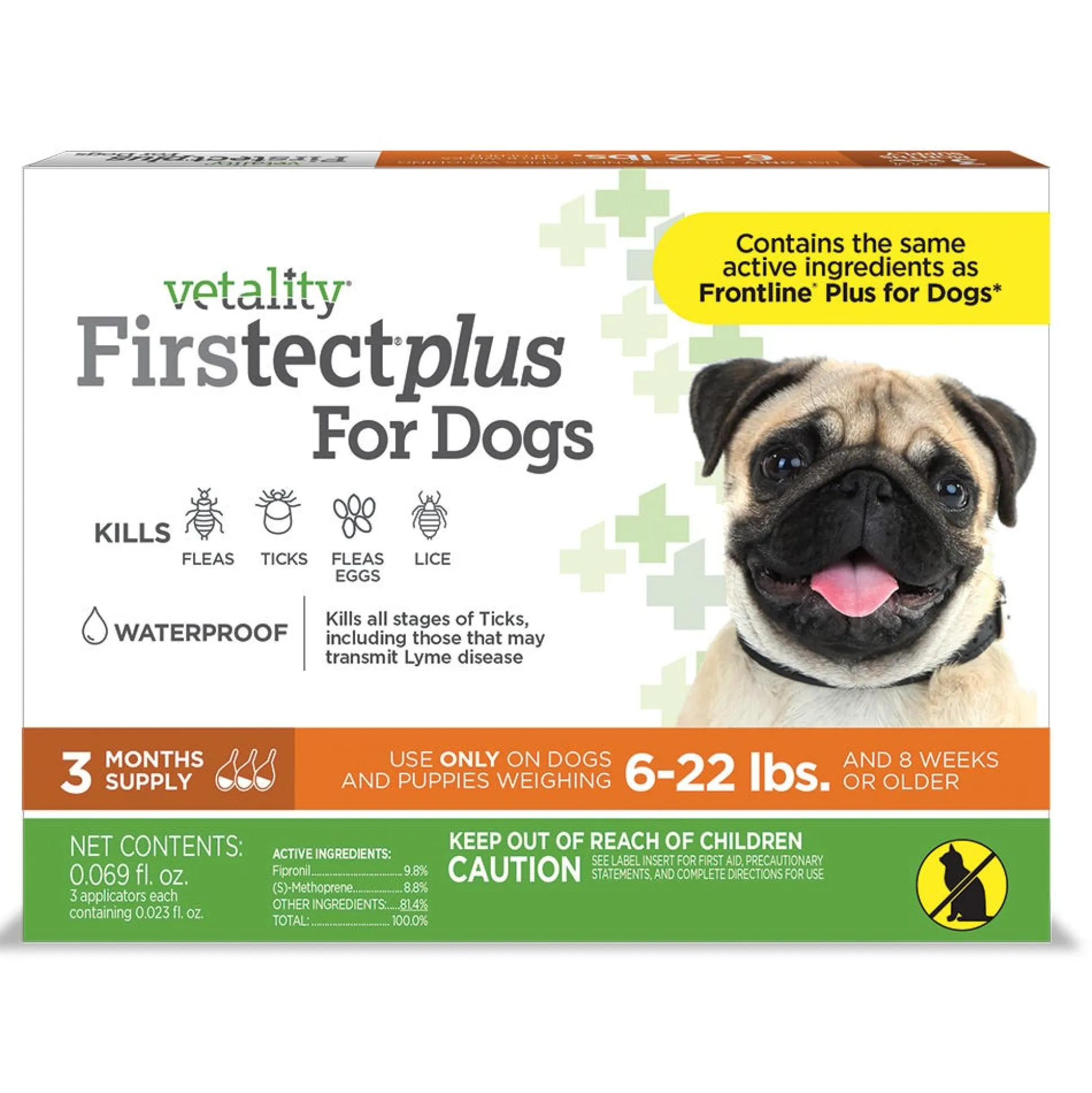 Vetality Firstect Plus for Dogs 3 Month Spot On