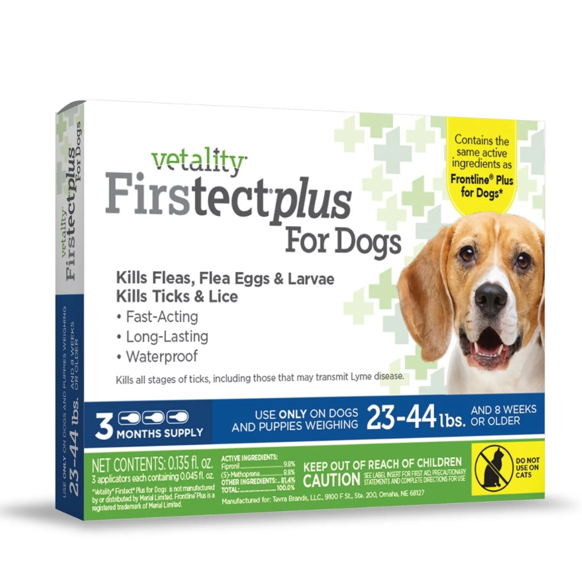 Vetality Firstect Plus for Dogs 3 Month Spot On