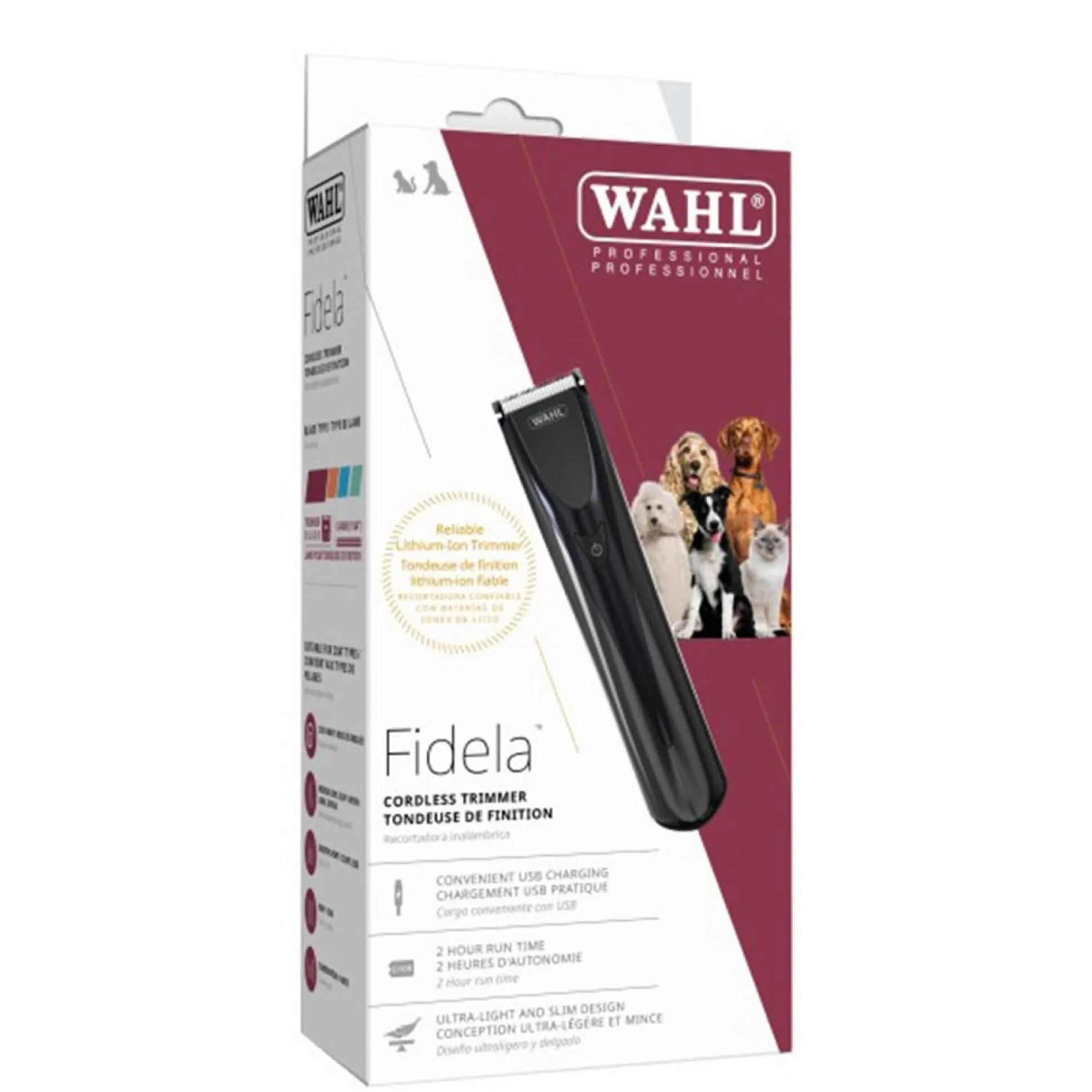 Wahl Fidela Cordless Black Trimmer