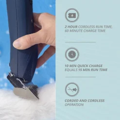 Wahl KMC+ 2-Speed Corded/Cordless Clippers