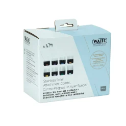 Wahl 8 pc Stainless Steel Attachment Guide Comb Set