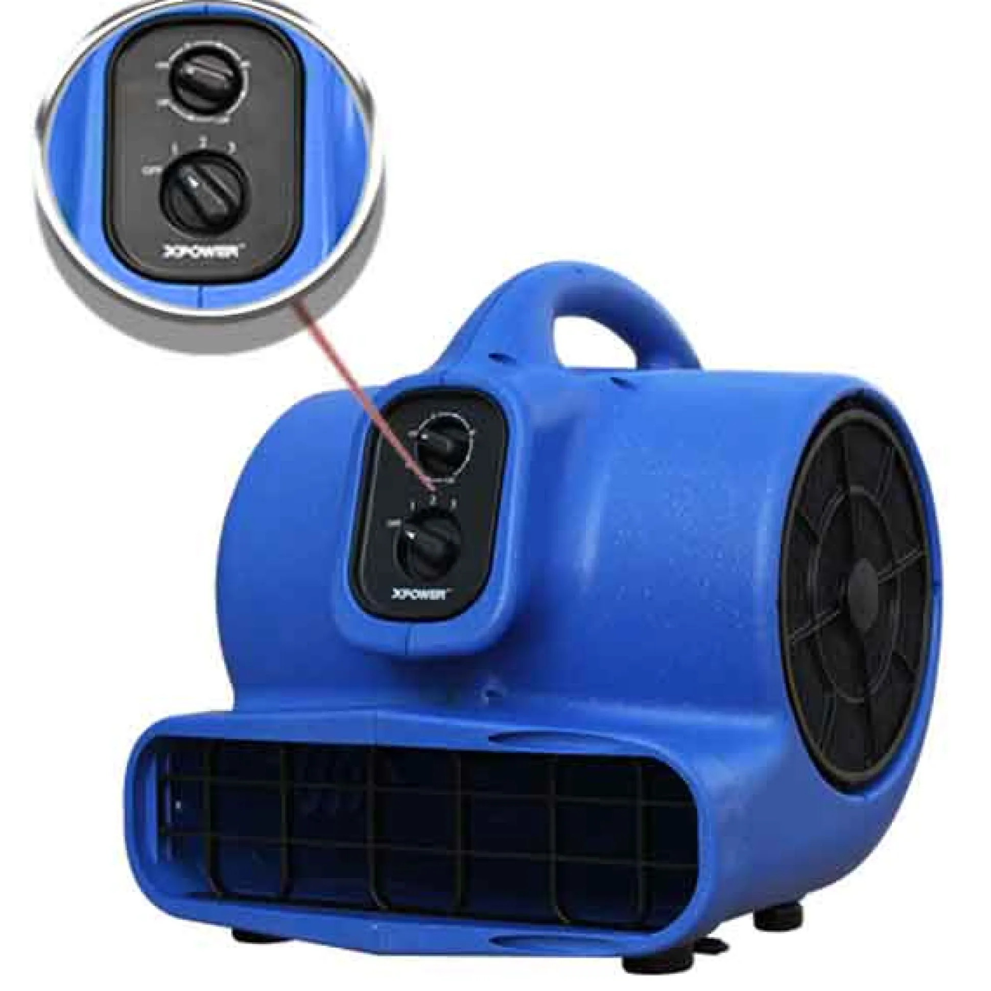 XPOWER X-800TF Cage Dog Dryer & Drying Kit Blue