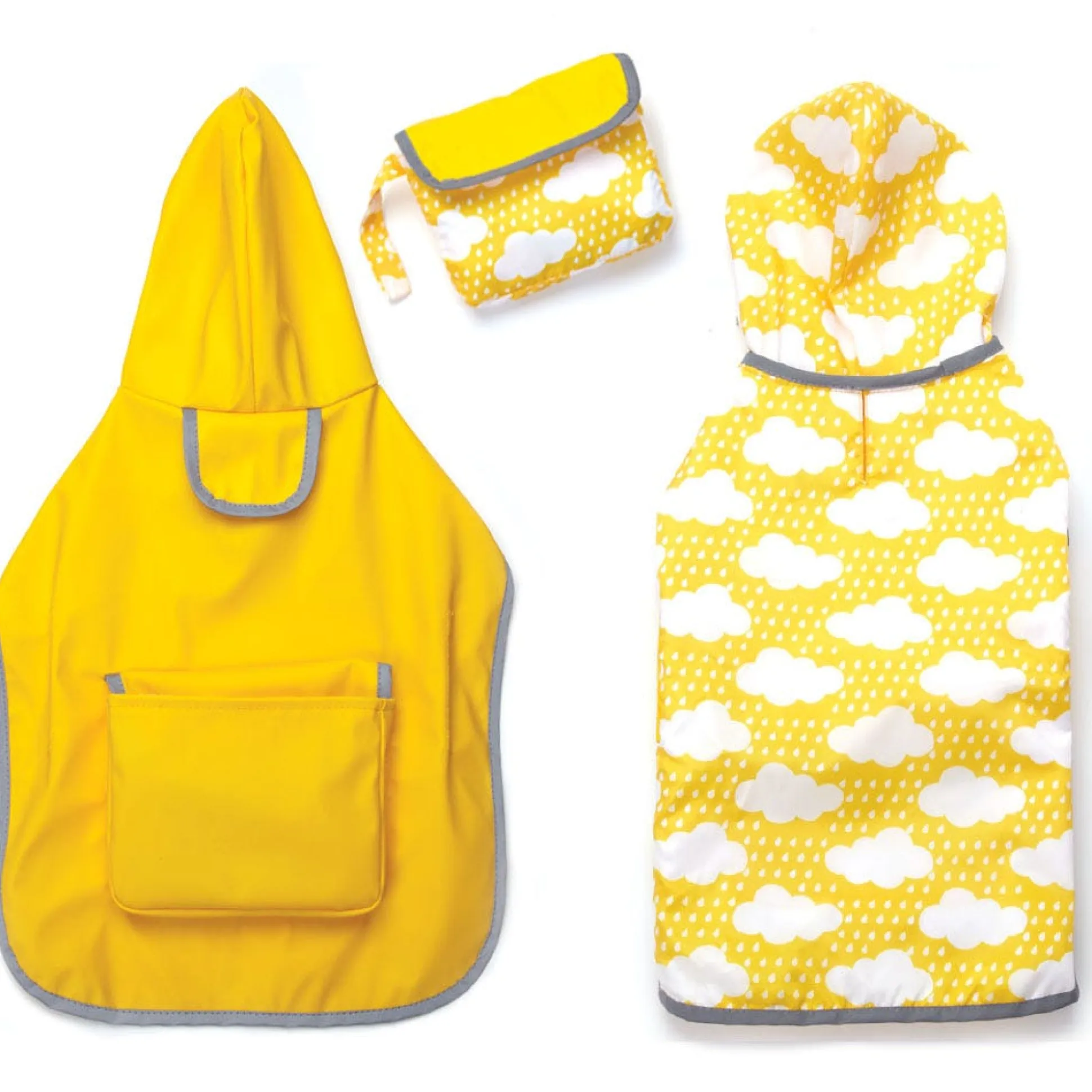 Zack & Zoey Reversible Pocket Raincoats
