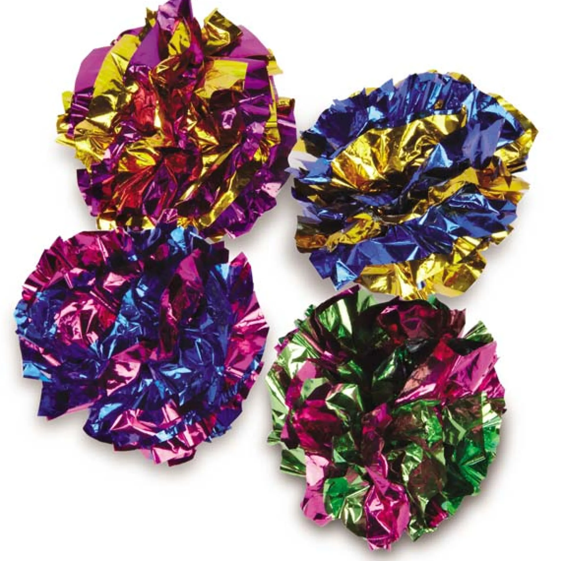 Zanies Giant Mylar Ball Canisters, 16 Pcs