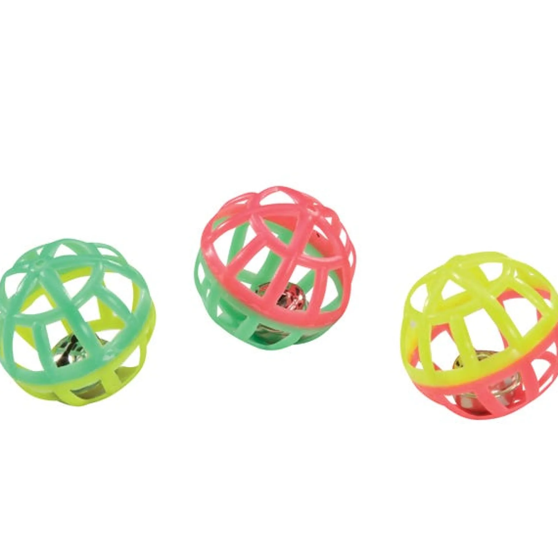 Zanies Lattice Balls Cat Toy Canister, 50 Pieces