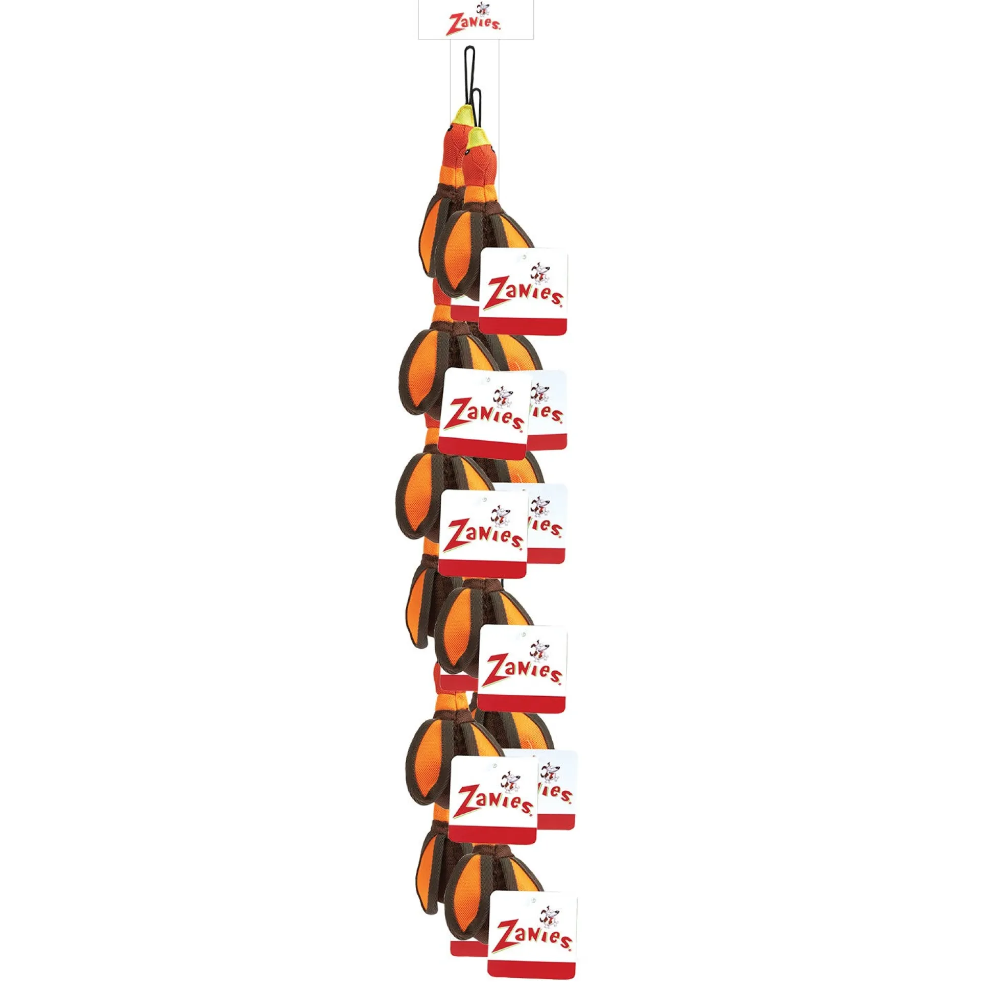 Zanies Toughstructable Ballistic Duck Retail Display Strip 12pc