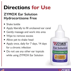 Zymox Ear Solution w/o HC 1.25oz