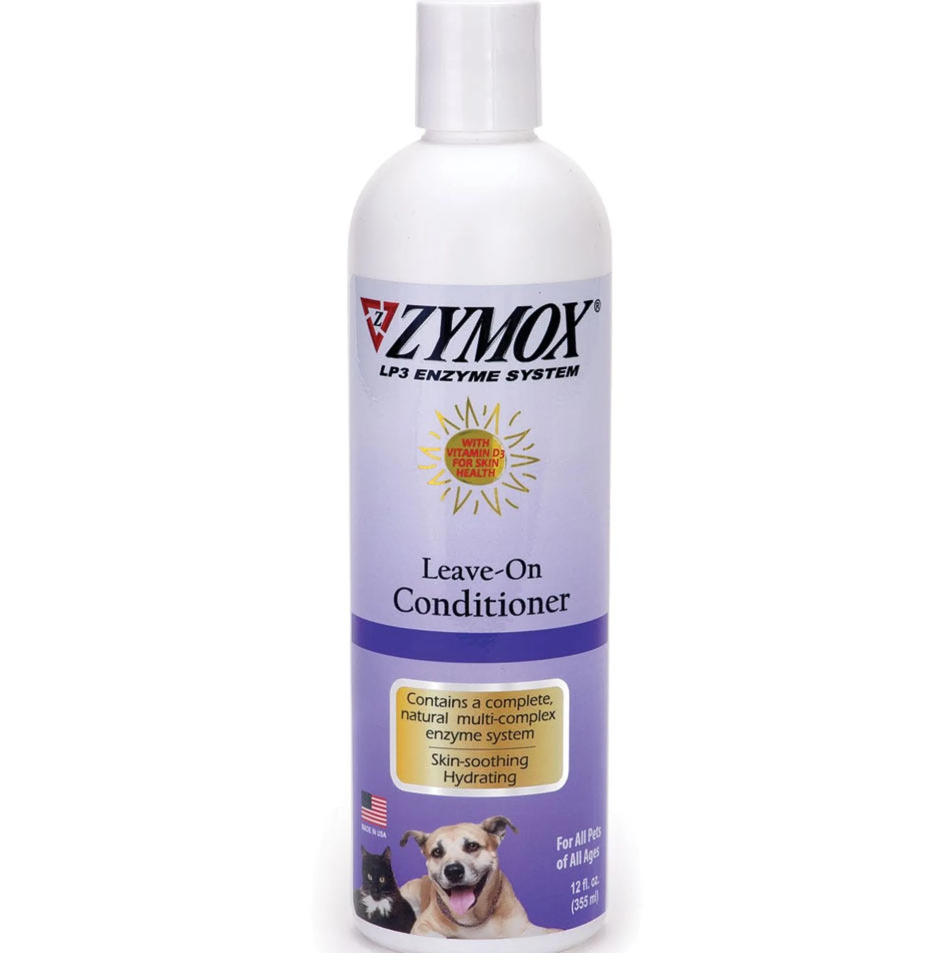 Zymox Leave-On Dog Grooming Conditioner 12 oz